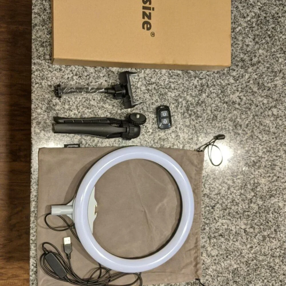 10.5in Laptop Ring Light with Stand